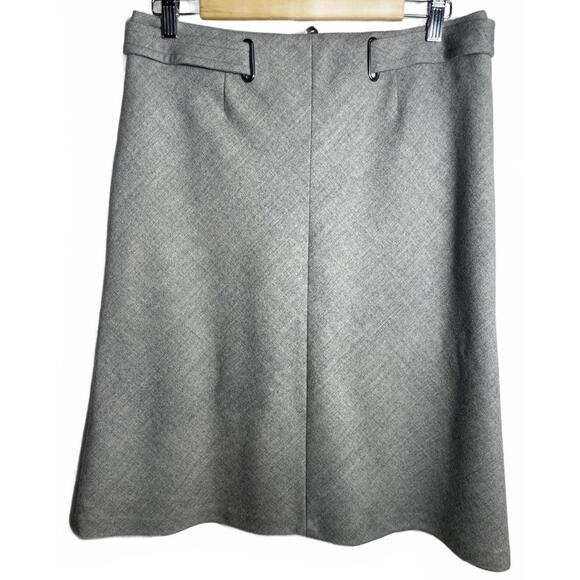 Brooks Brothers Dresses & Skirts - Brooks Brothers Wool Skirt Midi Women's Size 8 Grey Career